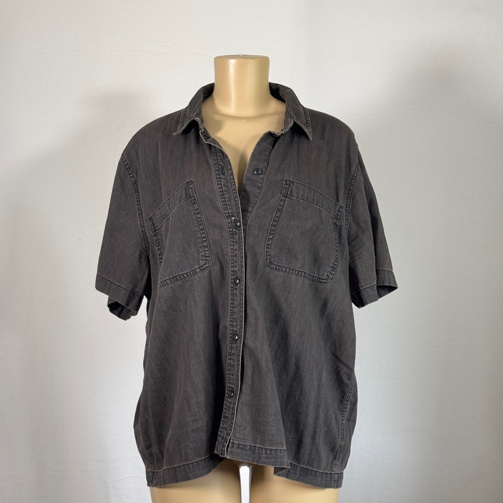 Madewell Black Casual Button Down Shirt